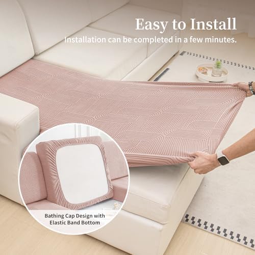 Magic Sofa Covers Sectional Couch Slipcovers with Elastic Bottom 1