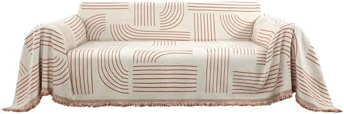 Lanffia Boho Chenille Sofa Slipcover 71 x 118