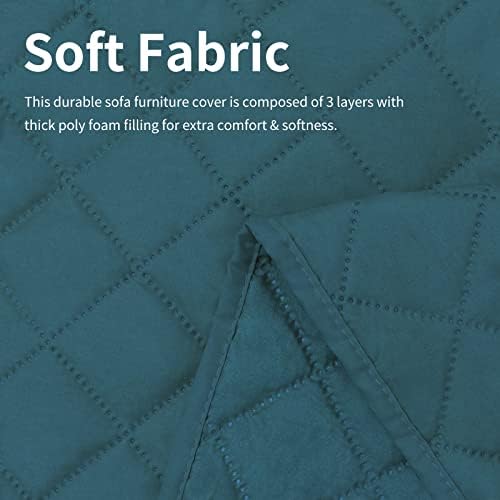 ISSUNTEX Reversible L Shaped Sofa Cover for Dogs and Kids