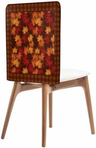 4 Pack Dining Chair Back Covers with Removable Slipcovers
