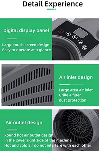 Totalral Tent Air Conditioner 24V 2388BTU Portable Cooling Unit
