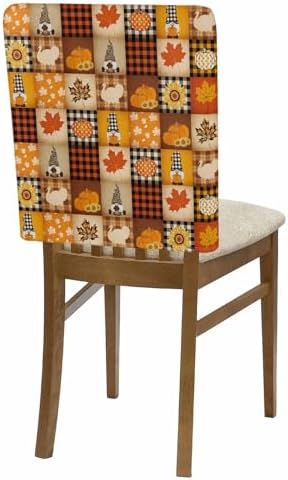 4pcs Fall Chair Back Covers Set Thanksgiving Decor