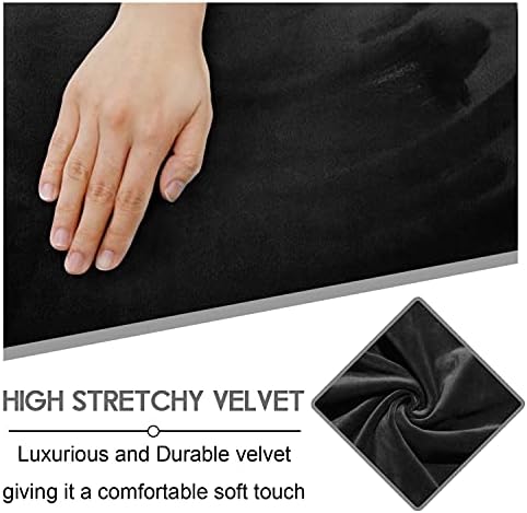 ULTICOR Chaise Cover for Right Chaise - Large Black