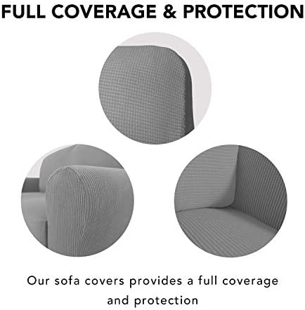 PureFit Stretch Chair Slipcover Spandex Jacquard Non Slip Soft Cover
