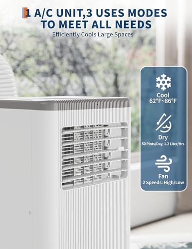 GarveeTech 8000 BTU Portable Air Conditioner for Bedroom