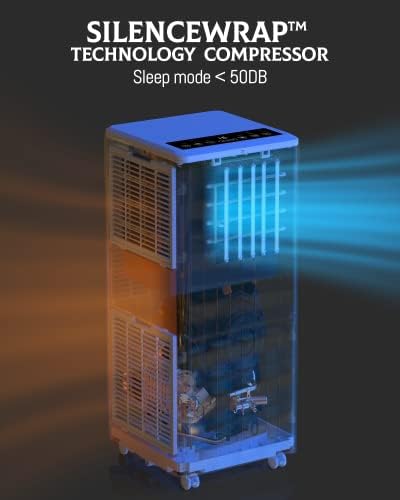 GarveeTech 8000 BTU Portable AC Unit for Bedroom 350 sqft