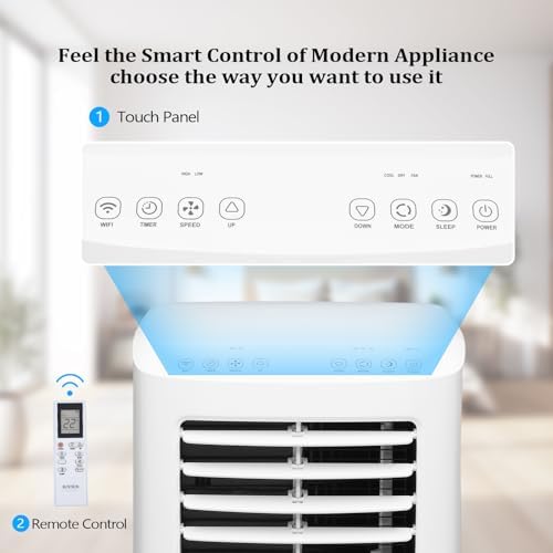ROVSUN 9000 BTU Portable Air Conditioner with Remote Control