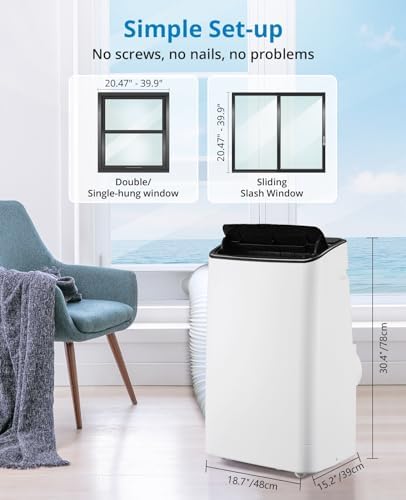 Acekool 14000 BTU Portable AC - 3 In 1 With Remote Control