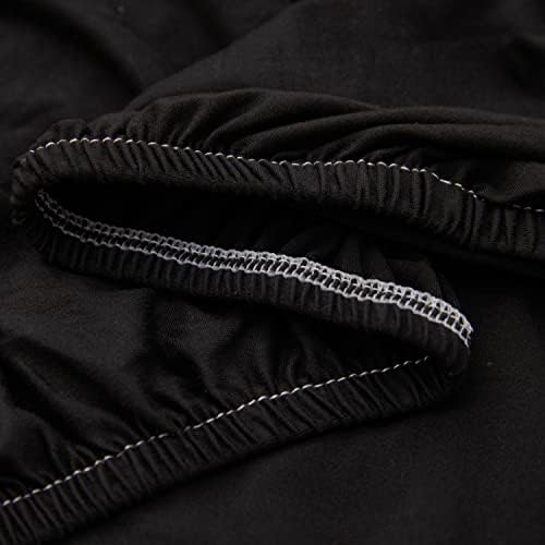Black Sectional Couch Covers L Shape for 3 Cushion Couch