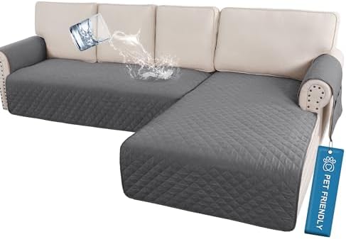 HVERSAILTEX 100 Waterproof L Shape Sofa Cover 2-Piece Set
