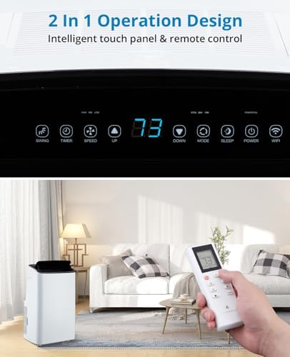 Acekool 14000 BTU Portable AC - 3 In 1 With Remote Control