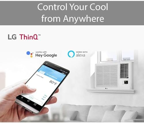 LG 12200 BTU Smart Wi-Fi Window Air Conditioner Renewed