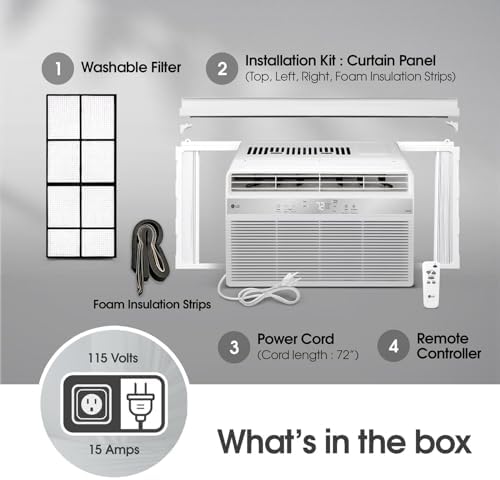 LG LW8024RSM 8000 BTU Window AC with Dehumidifier