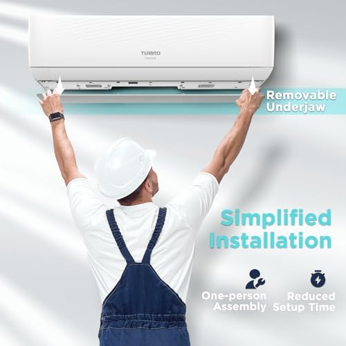 TURBRO 18000 BTU Ductless Mini Split AC with Heat Pump