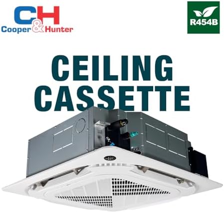 Cooper Hunter 12000 BTU Ceiling Cassette Ductless Mini Split AC Heat Pump
