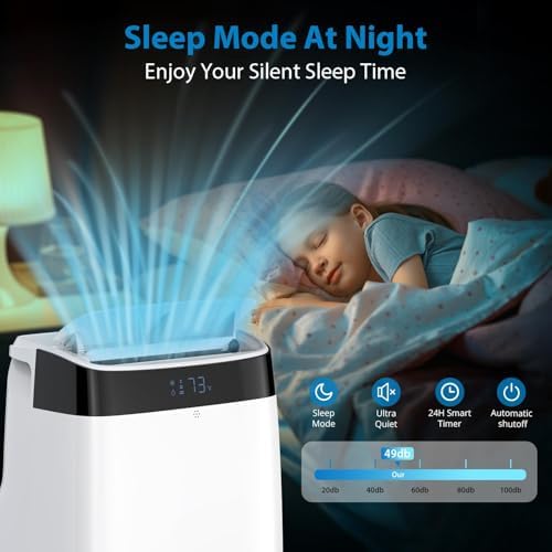 GarveeLife 10000 BTU Portable Air Conditioner for 450 SqFt Room