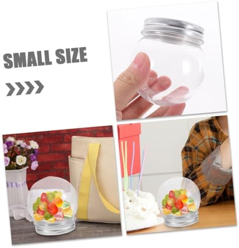 10pcs Plastic Candy Jars with Clear Balls for Parties and Weddings