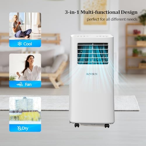 ROVSUN 9000 BTU Portable Air Conditioner with Remote Control