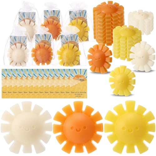 60 Sets Here Comes the Son Baby Shower Favors 1