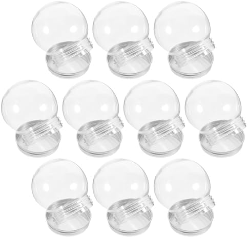 ABOOFAN 10Pcs Clear Fillable Candy Bottles for Parties