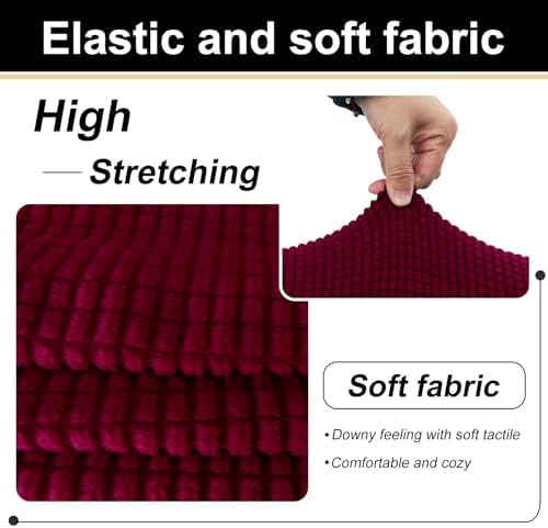 U-Nice Home 4 Piece Stretch Sofa Cover Set