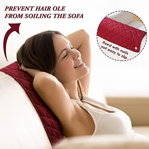 Panelee 2 Pcs Headrest Cover for Recliner and Sofa