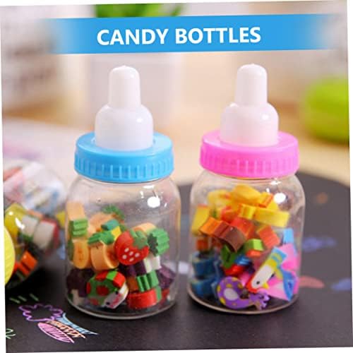 24pcs Transparent Candy Bottles for Gender Reveal Party Favors