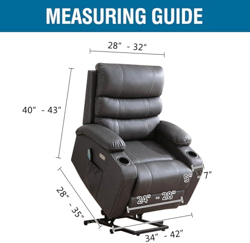HVERSAILTEX Waterproof Recliner Slipcover Cover Medium Grey