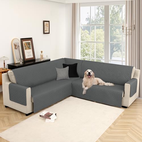 Arfntevss U Shaped Sofa Cover for Sectional Couch Pet Protector