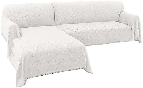 Turquoize 2 Piece Sectional Sofa Covers for L Shape Couch