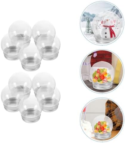 ABOOFAN 10Pcs Clear Fillable Candy Bottles for Parties
