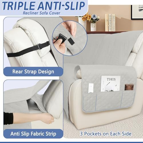 Arfntevss Waterproof L-Shaped Sectional Sofa Cover