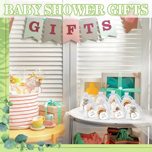 Leelosp 24 Piece Mini Eucalyptus Soap Favors Set