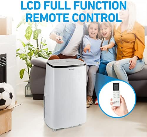 Coby CBPAC1080H 4-in-1 Air Conditioner with Heater Fan Dehumidifier 15000 BTU