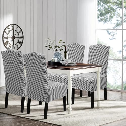 HVERSAILTEX Dining Chair Covers 4-Pack Stretchable