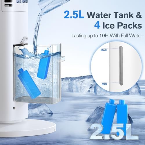 FLOWBREEZE Windowless Portable Air Conditioner with Remote Control