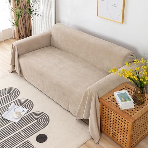 Lucky Monet Waterproof Sofa Cover Khaki 71x134