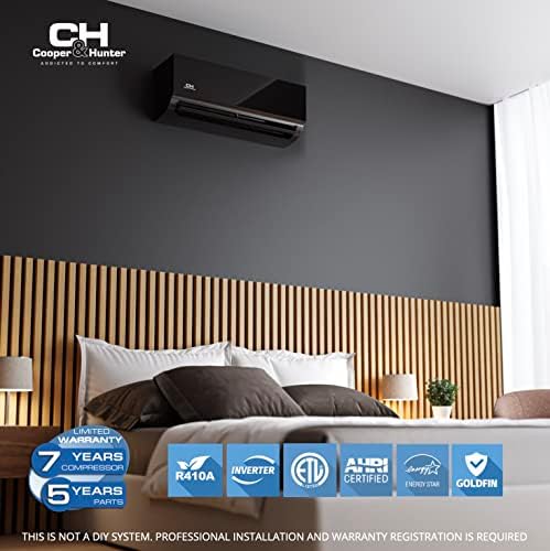 CooperHunter Olivia Series Midnight Edition Ductless Mini Split ACHeater