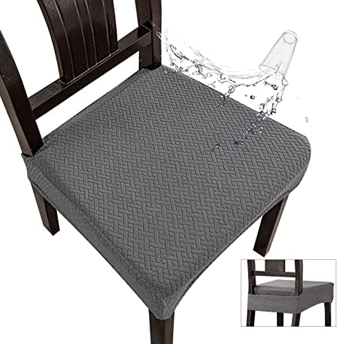 Genina Waterproof Dining Chair Covers Set of 8 1