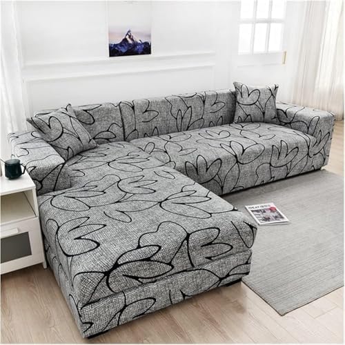 Dog Sectional Couch Cover L Shape Reversible Sofa Slipcover for Pets Cat