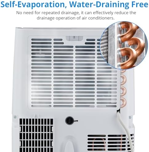 GAOMON 12000 BTU Portable Air Conditioner 3-in-1 Cool Fan Dehumidifier