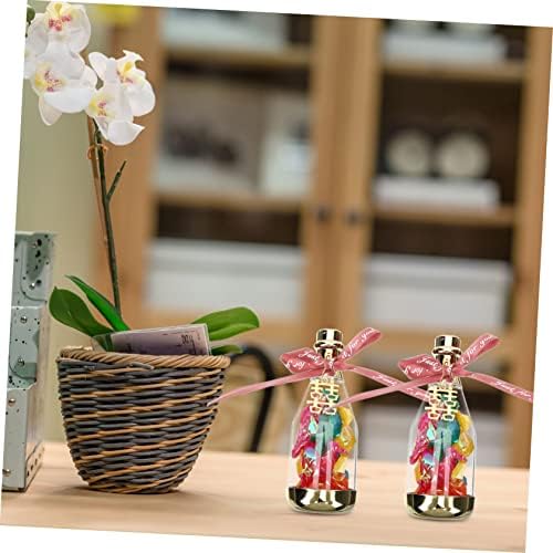 PRETYZOOM 12pcs Mini Plastic Candy Bottle Favors Box