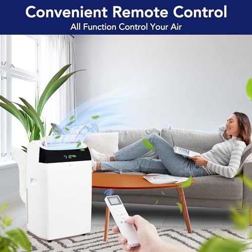 Garvee 14000 BTU Portable AC with Fan and Dehumidifier