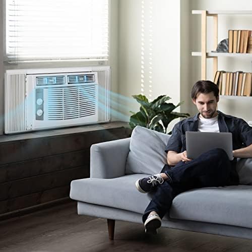 ROVSUN 5000 BTU Window Air Conditioner White Easy Install
