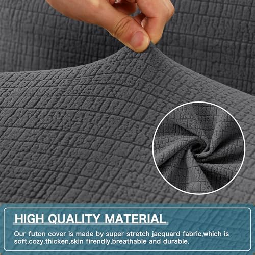 HVERSAILTEX Waterproof Recliner Slipcover Cover Medium Grey