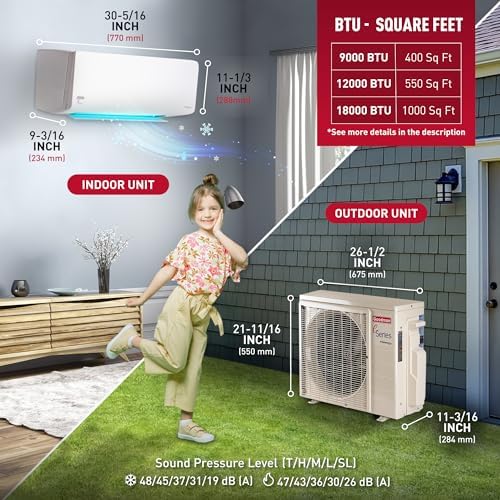 Goodman e-Series 18000 BTU Split AC Heat Pump