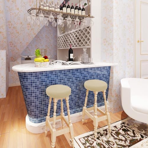 2Pcs Soft Round Stool Seat Covers for 10-14 Inch Chairs