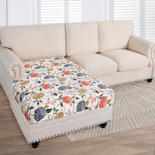 SearchI Stretch Printed Sofa Cushion Covers with Elastic Bottom