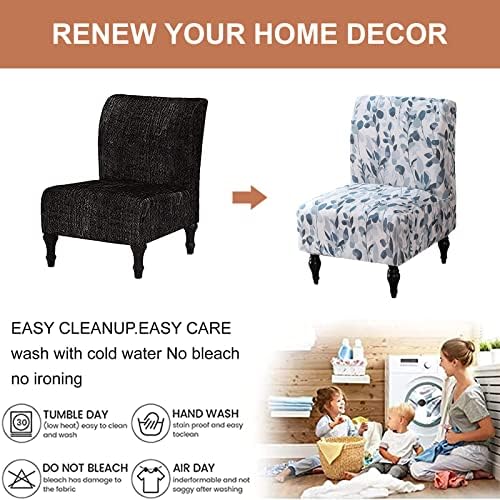 Eco-Ancheng Removable Armless Chair Slipcover 1