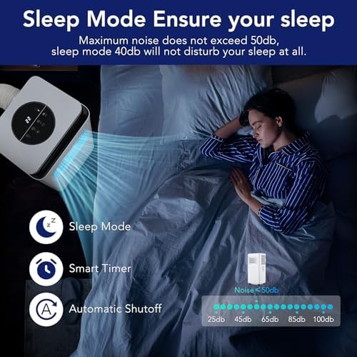 10000 BTU Portable AC with Remote Control and Dehumidifier Function